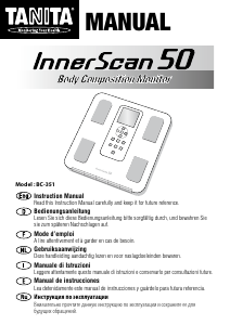 Bedienungsanleitung Tanita BC-351 InnerScan 50 Waage