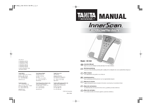 Manual Tanita BC-543 InnerScan Balança
