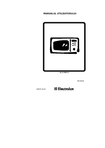 Manual Electrolux EMM2015S Cuptor cu microunde