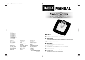 Руководство Tanita BC-571 InnerScan Весы