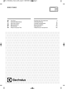 Kasutusjuhend Electrolux EMS17006OX Mikrolaineahi