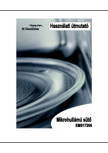 Használati útmutató Electrolux EMS17206X Mikrohullámú sütő