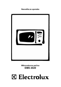 Priročnik Electrolux EMS2020S Mikrovalovna pečica