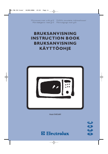 Bruksanvisning Electrolux EMS2685K Mikrobølgeovn