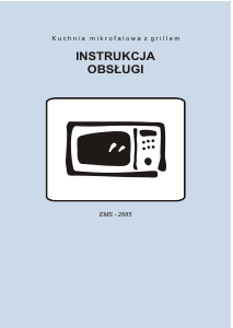 Instrukcja Electrolux EMS2685X Kuchenka mikrofalowa