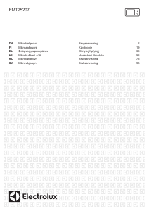 Brugsanvisning Electrolux EMT25207OB Mikroovn