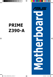 Handleiding Asus PRIME Z390-A/H10 Moederbord