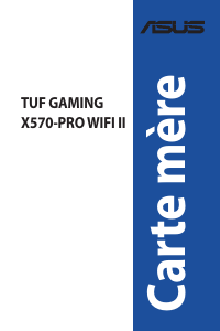 Mode d’emploi Asus TUF GAMING X570-PRO WIFI II Carte mère