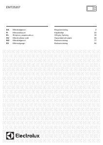 Brugsanvisning Electrolux EMT25207OW Mikroovn