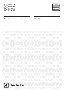 Mode d’emploi Electrolux EVY7800AAV Micro-onde