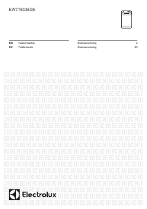 Bruksanvisning Electrolux EW7T6336G5 Tvättmaskin