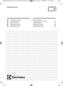 Návod Electrolux KMFE264TEW Mikrovlnná rúra