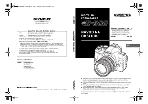 Návod Olympus E-600 Digitálna kamera