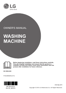 Manual LG F2J3HN1W Washing Machine