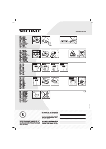 Manual de uso Soehnle Creta Báscula