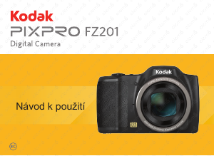 Návod Kodak PixPro FZ201 Digitálna kamera