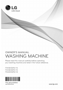 Manual LG F12A8HD Washing Machine