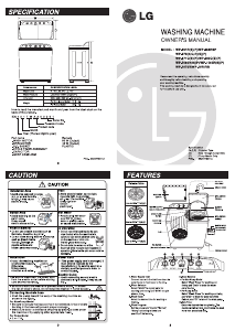 Manual LG WP-1050RS Washing Machine