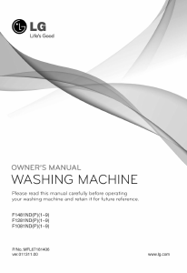 Handleiding LG F1081ND5 Wasmachine