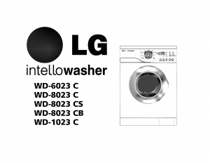 Руководство LG WD-8023CB Intellowasher Стиральная машина