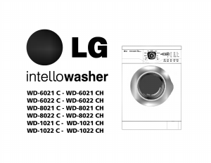 Manual LG WD-8022CB Intellowasher Washing Machine