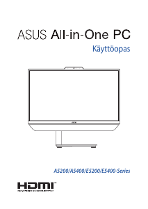 Käyttöohje Asus A5400WFA Zen AIO Pöytätietokone