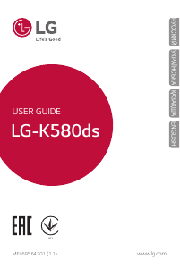 Manual LG K580ds Mobile Phone