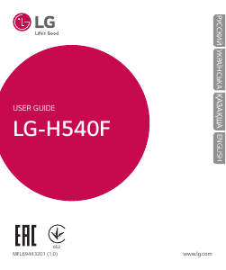 Manual LG H540F Mobile Phone
