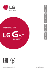 Manual LG H845 G5 SE Mobile Phone
