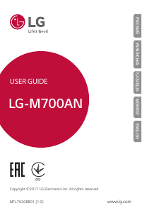 Manual LG M700AN Mobile Phone