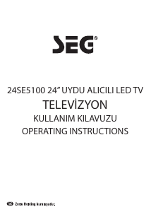 Kullanım kılavuzu SEG 24SE5100 LED televizyon