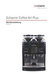 Bedienungsanleitung Schaerer Coffee Art Plus Kaffeemaschine