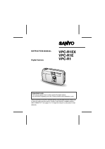 Handleiding Sanyo VPC-R1E Digitale camera