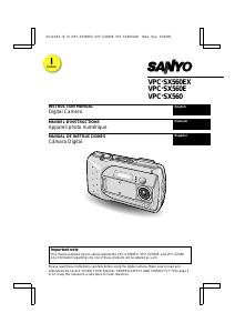 Manual Sanyo VPC-SX560 Digital Camera