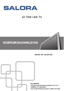 Handleiding Salora 22LED1500 LED televisie