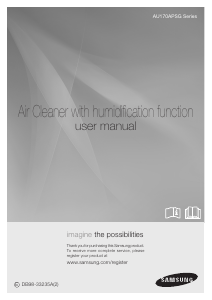 Manual Samsung AU170APSGSER Air Purifier