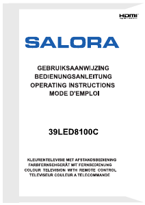 Handleiding Salora 39LED8100C LED televisie