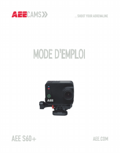 Mode d’emploi AEE S60+ Caméscope action