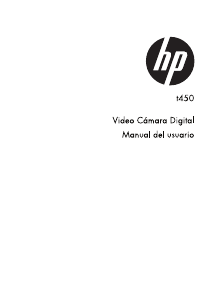 Manual de uso HP T450 Videocámara