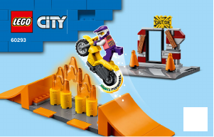 Rokasgrāmata Lego set 60293 City Kaskadieru triku parks