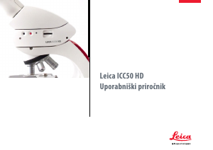 Priročnik Leica ICC50 HD Mikroskop