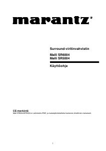 Käyttöohje Marantz SR6004 Vastaanotin