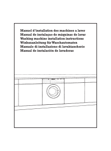 Manual Fagor F-1046IT Máquina de lavar roupa