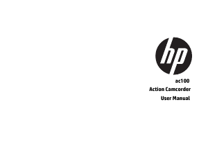 Manual HP ac100 Action Camera