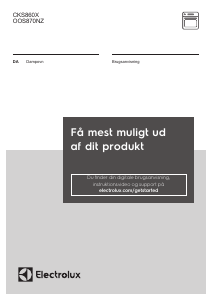 Brugsanvisning Electrolux CKS860X Ovn