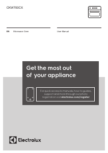 Manual Electrolux CKW700CX Oven