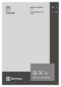 Manuale Electrolux EH6L80SP Forno