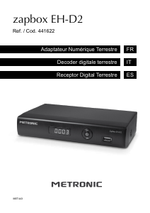 Manuale Metronic 441622 Zapbox EH-D2 Ricevitore digitale