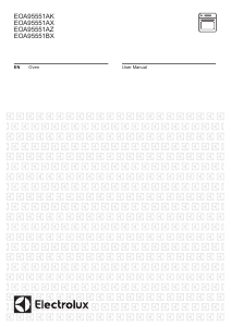 Manual Electrolux EOA95551AK Oven