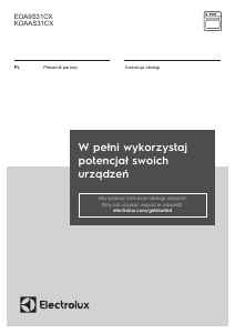 Instrukcja Electrolux EOA9S31CX Piekarnik